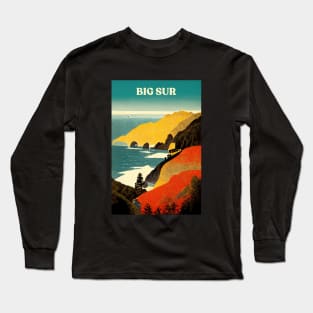 Big Sur Retro Travel Long Sleeve T-Shirt